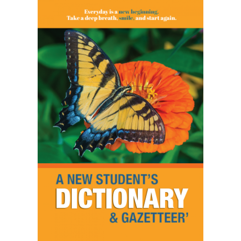 A New Student’s Dictionary & Gazetteer (Butterfly Cover)