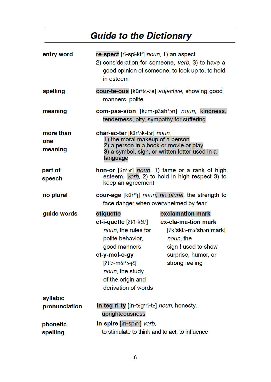 A Student's Dictionary