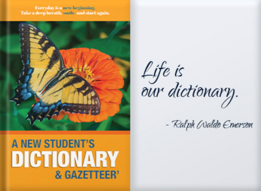 A New Student’s Dictionary & Gazetteer (Butterfly Cover)